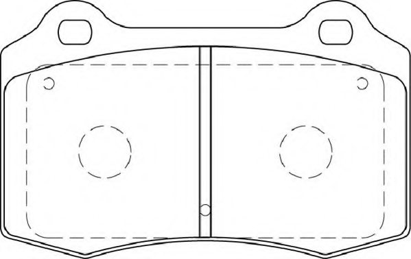 NECTO FD7291A Brake Pad Set, disc brake